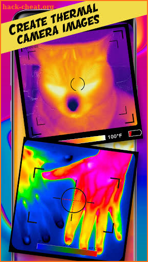 Night Vision Thermal Camera Simulated screenshot