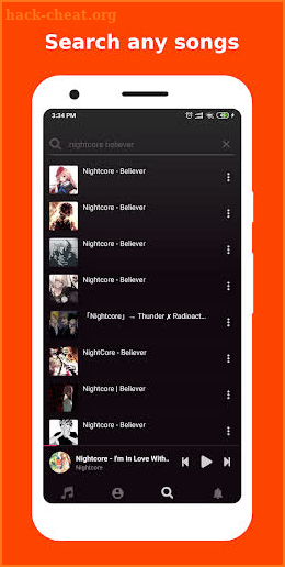 Nightcore Music - Unlimited Remix DJ Songs screenshot
