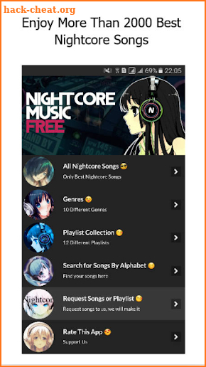 NIGHTCORE SONGS 2018 screenshot