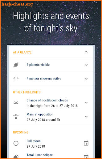 Nightshift: Stargazing & Astronomy screenshot