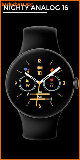 Nighty Analog 16 - watch face screenshot