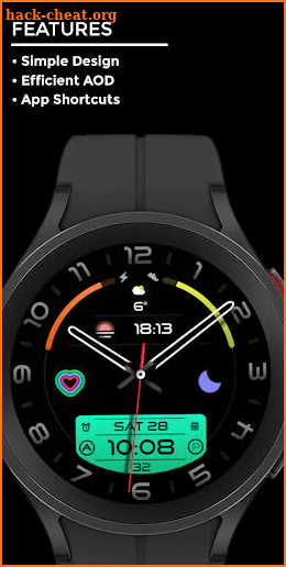 Nighty Hybrid 01 - watch face screenshot