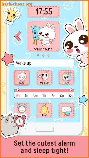 Niki: Cute Alarm Clock App screenshot