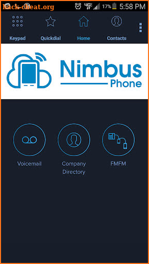 NimbusPhone screenshot