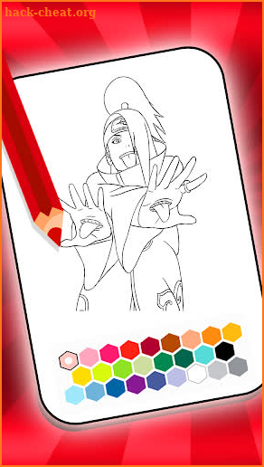 Nine Tails Coloring anime game screenshot