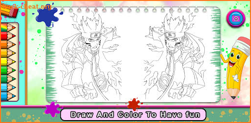 Nine Tails Game Coloring Book screenshot
