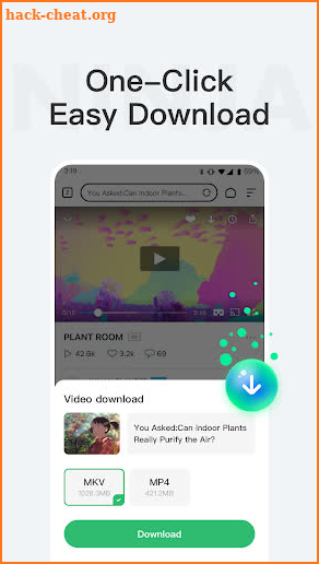 Ninja Browser: Fast free Video downloader browser screenshot