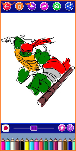 Ninja Coloring Turtles Heroes screenshot