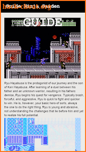 Ninja Gaiden Guide screenshot