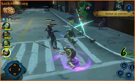 Ninja Hero Superstar Turtles: Legend Warriors 3D screenshot