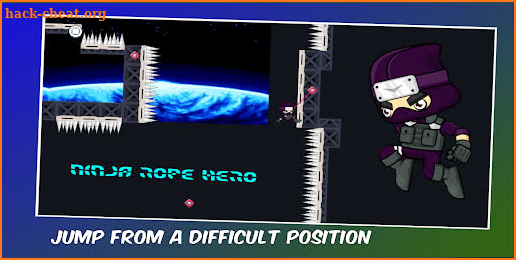 Ninja huggy Rope Hero: mission screenshot