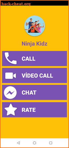 Ninja Kidz Fake Video Call - NinjaKidz Call & Chat screenshot