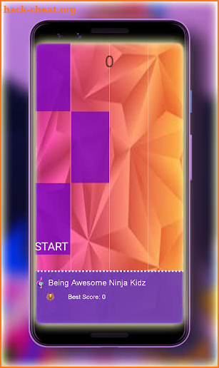 Ninja kidz piano game screenshot
