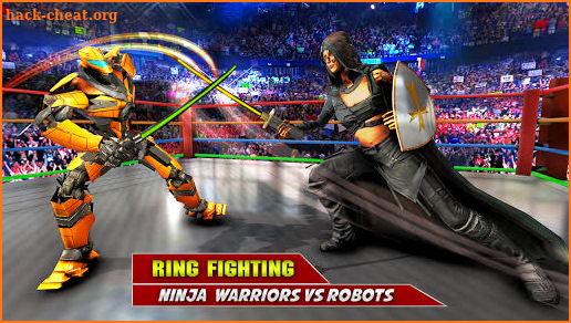 Ninja Robot Fighting Games – Robot Ring Fighting screenshot