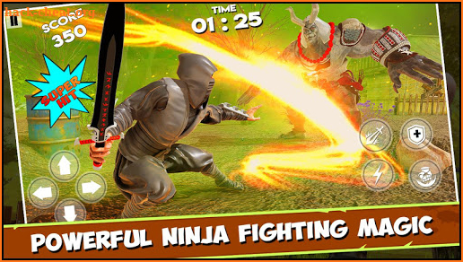 Ninja shadow warrior: Hero ninja fighting games screenshot