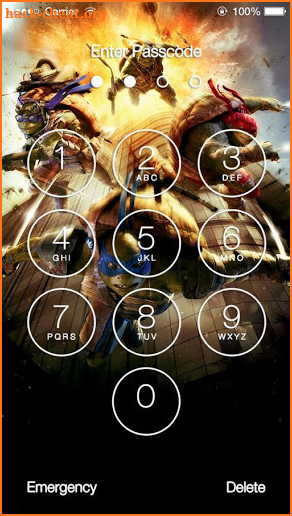 Ninja Turtles HD Lock Screen screenshot