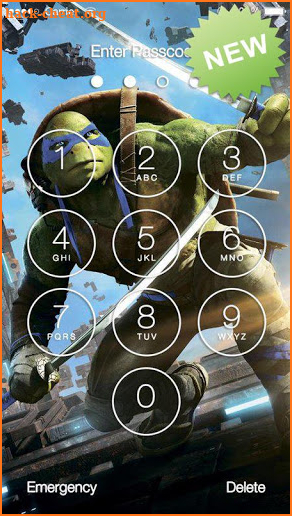 Ninja Turtles Lock Screen HD screenshot