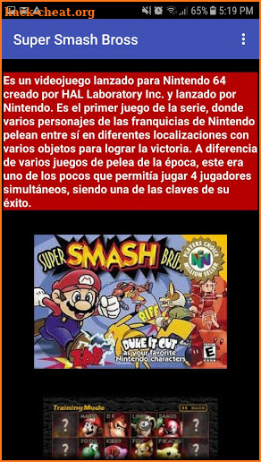 Nintendo64 - Games screenshot