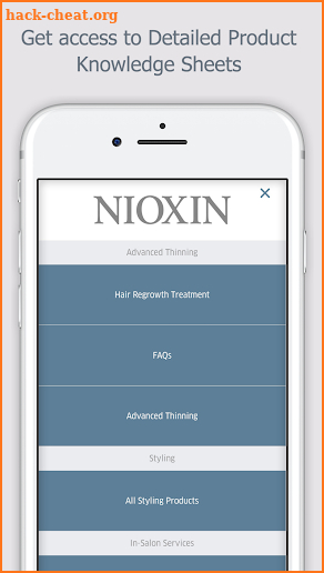 Nioxin screenshot