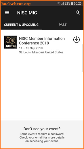 NISC MIC 2018 screenshot