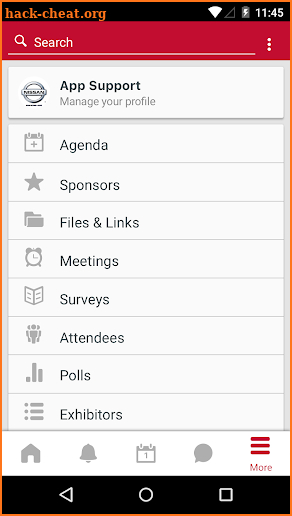 Nissan Meetings & Events screenshot