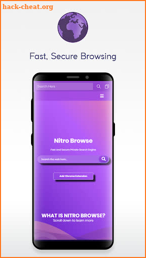Nitro Browse - Private Web Browser screenshot