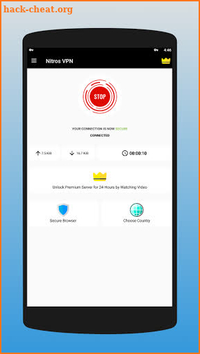 Nitros VPN - Free VPN Proxy Server & Secure App screenshot