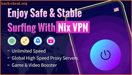 Nix VPN - Secure VPN Servers, Fast Unlimited Proxy screenshot