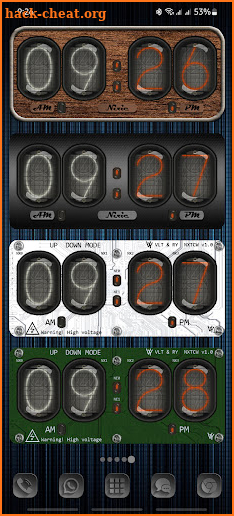 Nixie Clock Widget IN-12 Pro screenshot