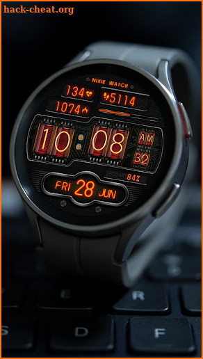 NIXIE WS 5 DIGOTAN Watch face screenshot