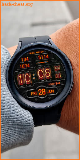 NIXIE WS 5 DIGOTAN Watch face screenshot