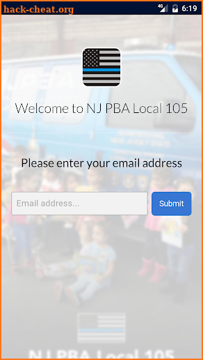 NJ PBA Local 105 screenshot