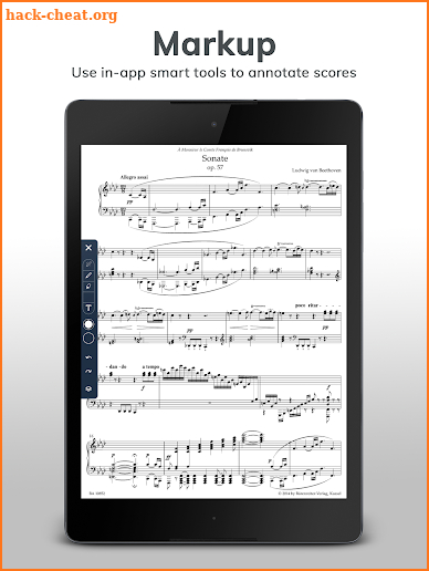 nkoda: the sheet music library screenshot
