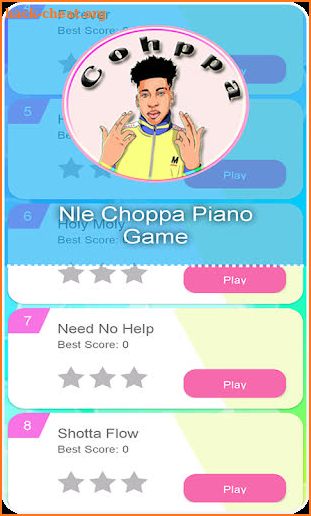 NLE Choppa Piano Megic game screenshot