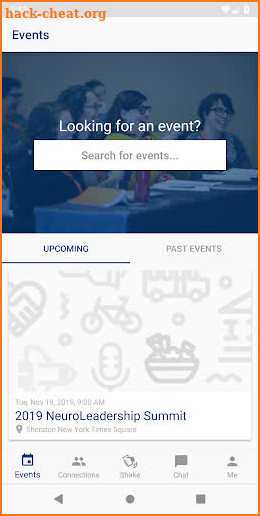 NLI Events screenshot
