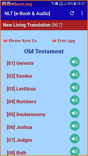 NLT Audio Bible Free. screenshot