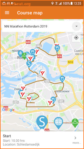 NN Marathon Rotterdam 2019 screenshot