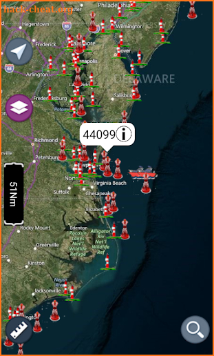 NOAA Buoy - Real Time Data on Stations & Ships screenshot