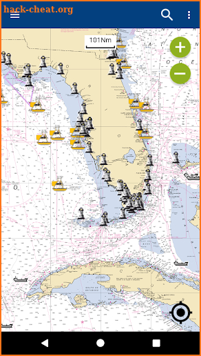 NOAA Buoys Stations & Ships with GPS Tides & Wind screenshot