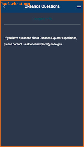 NOAA Ocean Exploration & Res. screenshot