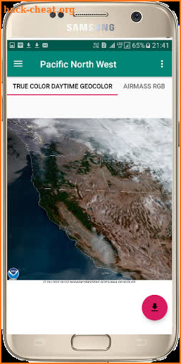 NOAA Satellite Weather screenshot