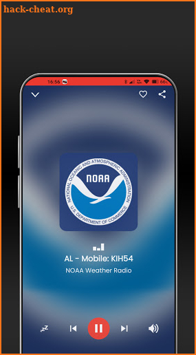 NOAA Weather Internet Radio screenshot