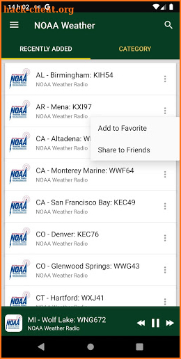 NOAA Weather Radio Stations 🇺🇸 screenshot