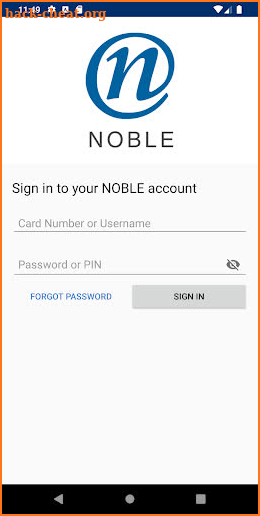 NOBLE Libraries screenshot
