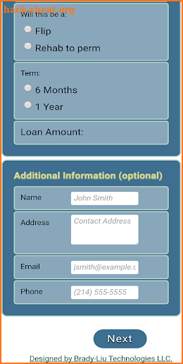 Noble Mortgage Calculator screenshot