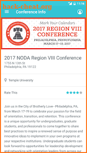 NODA Association App screenshot