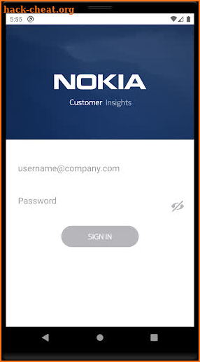 Nokia Customer Insights Mobile screenshot