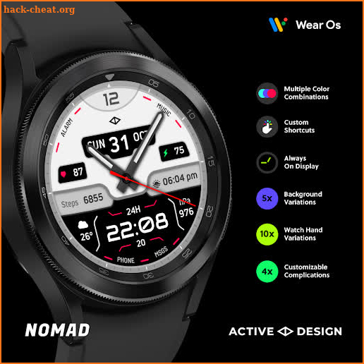 Nomad: Hybrid Watch Face screenshot