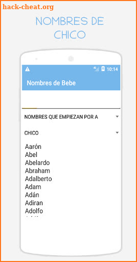 Nombres de Bebé screenshot