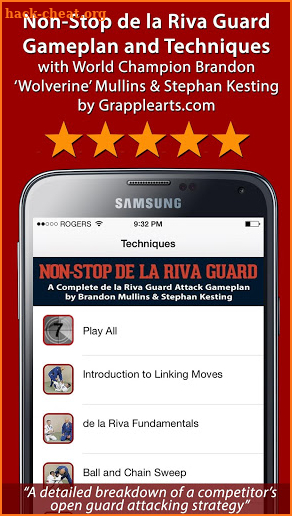 Non-Stop BJJ de la Riva Guard screenshot